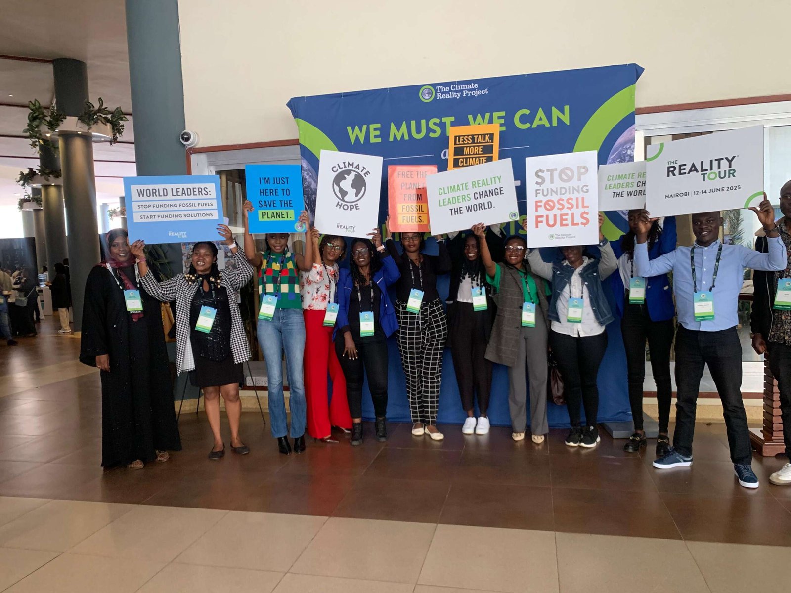 The Institute of Public Policy and Diplomacy Research representative at the Climate Reality Leadership Corps training held in Nairobi, Kenya which was organized by The Climate Reality Project